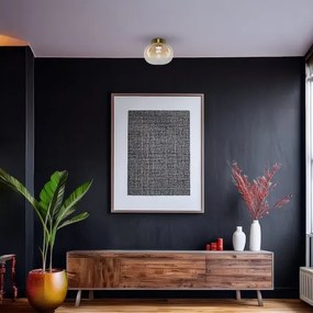 LED Stropné svietidlo VASO LED/4W/230V pr. 18 cm zlatá/dymová