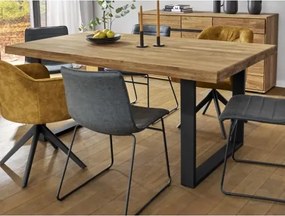 Jedálenský stôl Form U 180x100 cm, dub%