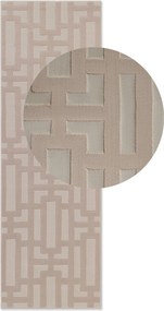 ELLE Decoration, Behúň Perles 106189 Beige Cream z kolekcie Elle, 80x240, béžová, obývacia izba