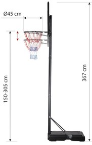 Basketbalový kôš NILS ZDK321