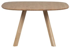 Jedálenský stôl z dubového dreva 130x130 cm Tablo – WOOOD
