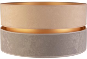 Duolla - Tienidlo univerzálne DUO E27 pr. 40 cm béžová/šedá/zlatá