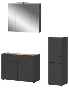 Antracitová kúpeľňová zostava Forano – Germania