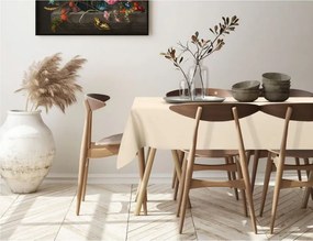 Dekorstudio Teflónovy obrus na stôl Gold II - svetlo béžový Rozmer obrusu (šírka x dĺžka): 110x160cm