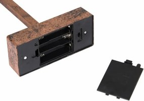 Nexos 43014 Vianočná dekorácia - Hviezda bronzová - 39 cm, 20 LED