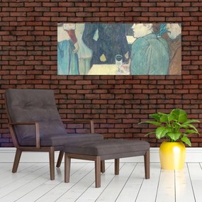 Obraz - Henri de Toulouse-Lautrec, A Corner of the Moulin de la Galette, reprodukcia (120x50 cm)