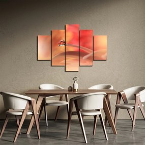 Obraz kvetinové kvapky rosy (150x105 cm)