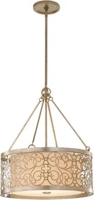 Feiss FE-ARABESQUE4 - Luster na tyči ARABESQUE 4xE27/60W/230V zlatý