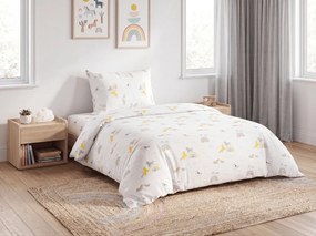 Detské bavlnené obliečky MAGIC UNICORN biele, 100% bavlna Rozmer obliečky: 70 x 90 cm | 140 x 200 cm