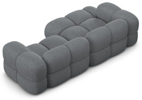 Sivá rohová pohovka (ľavý roh/s leňoškou) Loretto – Cosmopolitan Design