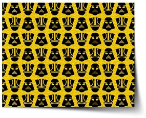 Sablio Plagát Star Wars Stormtrooperi Pattern na žltej - 90x60 cm