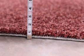 Vopi, Metrážny koberec Capri terra - neúčtujeme odrezky z role, na mieru, šíře 1,33m,1m,2m,3m,4m,na mieru, neúčtujeme odrezky, oranžová, ab (mriežka), chodba / predsieň