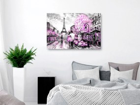 Artgeist Obraz - Colourful Rendez-Vous (1 Part) Wide Pink Veľkosť: 120x80, Verzia: Premium Print