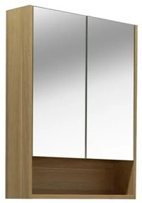 Zrkadlová skrinka Naturel Lucca 60x75 cm lamino dub LUCCA60CABD, 1 ks