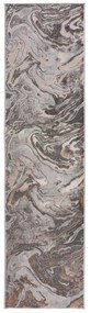 Flair Rugs koberce Behúň Eris Marbled Blush - 60x230 cm