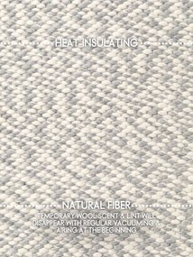 ELLE Decoration, Kusový koberec Lyon Beans 106317 Natural Cream Grey z kolekcie Elle, 140x200, šedá, obývacia izba