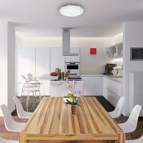 Stropné LED svietidlo Hex, 1x LED 16w, 4000k, (fi 36 cm), w