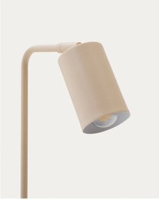 Béžová kovová stolová lampa (výška 49 cm) Manie – Kave Home