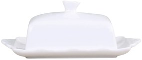 Porcelánová maslienka s čipkou Provence lace - 20*13*8cm