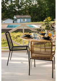 Čierna záhradná stolička Bonami Essentials Kai