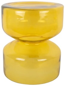 Sklenený okrúhly odkladací stolík ø 35 cm Doble – Leitmotiv