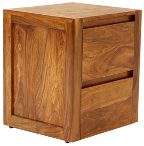 furniture-nabytek.cz - Masívny nočný stolík z dreva palisander 45x50x40
