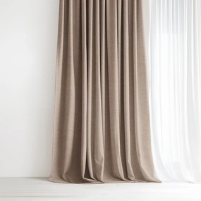 Goldea dekoračný záves peru - latte 280x135 cm