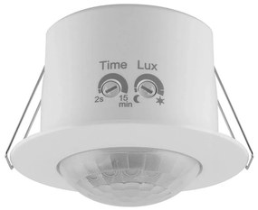 Ledvance - Podhľadový infračervený senzor pohybu FLUSH 230V biela P225202