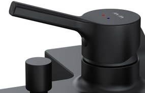 Vaňová a sprchová batéria AM.PM X-Joy S FXB10022 jednopáková, čierna