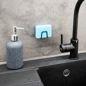 Orion Samolepiaci držiak na špongiu - štvorec čierny 2 ks