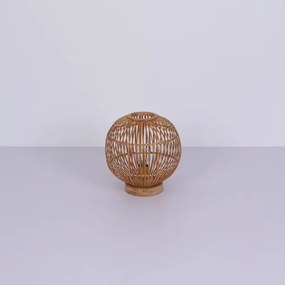 Globo 15368T - Stolná lampa HILDEGARD 1xE27/60W230V bambus