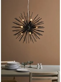 Markslöjd 108048 - Luster na lanku SOLEIL 9xE14/20W/230V čierna