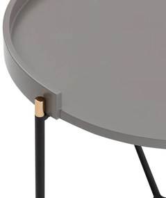 Skladací stôl Mandy Beige, 2 ks