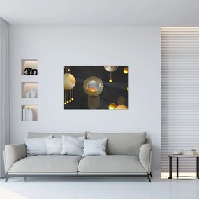 Obraz - Abstrakcia (90x60 cm)