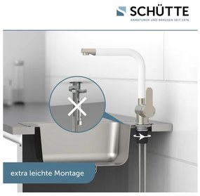 Schütte Kuchynská batéria RIO (nehrdzavejúca oceľ/biela)  (100335931)