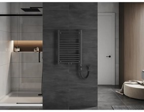 Mexen Mars, elektrické vykurovacie teleso 700 x 500 mm, 300 W, antracitová, W110-0700-500-2300-66