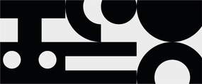 Obraz - Geometrická abstrakcia N⁰3 (120x50 cm)