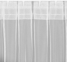 Biela záclona na flex páske TONIA 300x300 cm