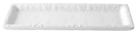 Podnos biely stredný 24,4 x 9,8 cm - Elements Melamin (Flow) - 593173