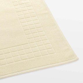 Goldea kúpeľňová froté predložka mozaika – smotanová 50 x 70 cm