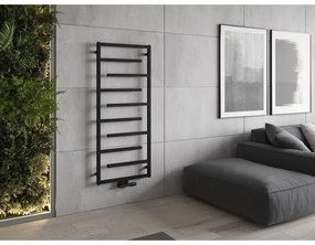 Mexen Orlando, vykurovacie teleso 1380 x 600 mm, 499 W, čierna, W207-1380-600-00-70