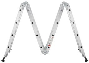 InternetovaZahrada Hliníkový multifunkčný rebrík 470 cm
