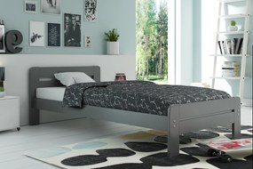 Interbeds Jednolôžková posteľ DALLAS1 grafit s matracom - 200x120