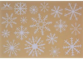 DECOLED Dekorativní polep do oken A4 vločky