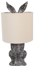 Brown & Beige RABBIT nočná lampa