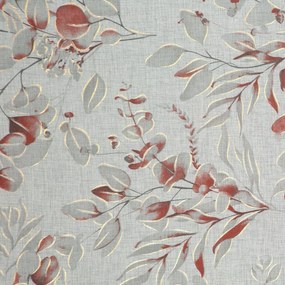 ZÁVES NA KRÚŽKOCH AVA 140X250 CM LISTY