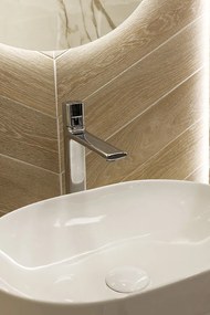Laveo Umývadlo na dosku Lomami 48,5x35 cm - VUL_6248, keramika, biele