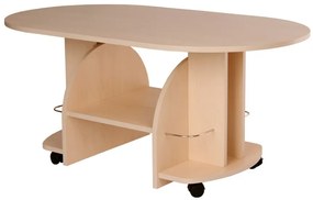Bradop Konferenčný stôl oválny K12 Vít š.120 x hl.70 x v.55 cm