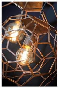 Hnedé závesné svietidlo s kovovým tienidlom ø 34 cm Marrakesh – it's about RoMi