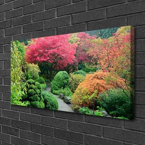 Obraz na plátne Záhrada kvetina strom príroda 140x70 cm